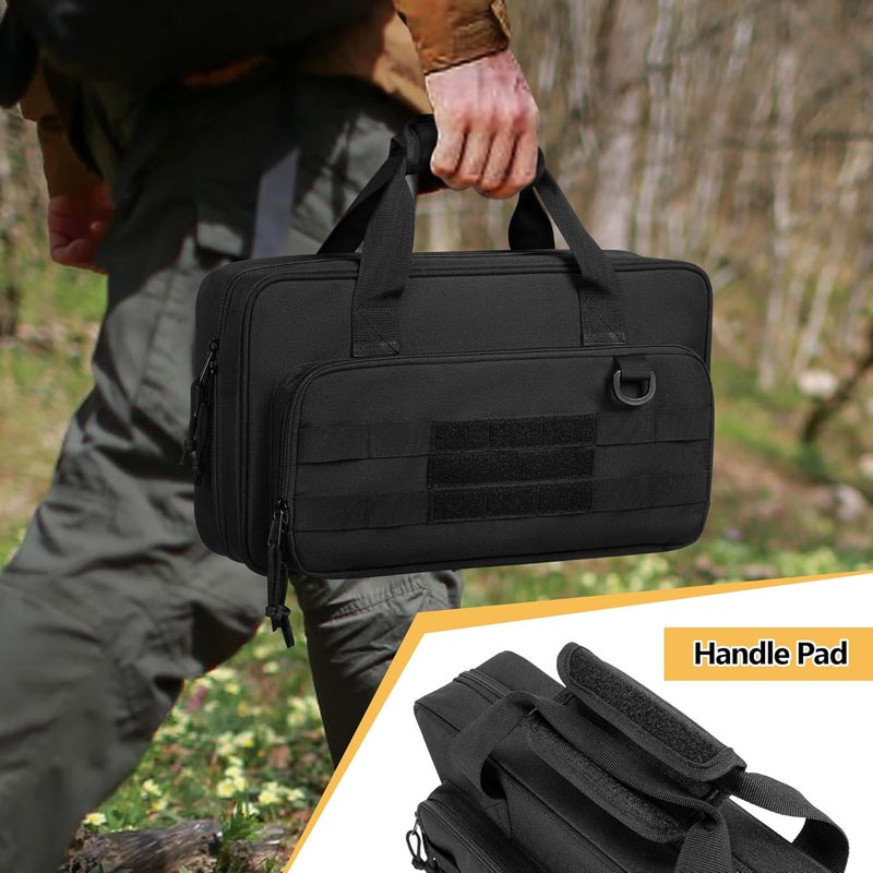 samdew Knife Display Bag for 74+ Pocket Knives, Butterfly Knife Storage Case with 3 Different Size Slots, Folding Knife Organizer Holder, Knife Collection Box with Hard PE Board, Soft Bag Only - Image 5